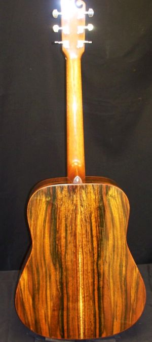 Custom Handmade Dreadnought Acoustic Guitar (Blue Diamond)