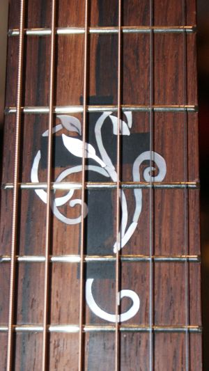 Custom Handmade Grand Auditorium Acoustic Guitar (Crown of Thorns)