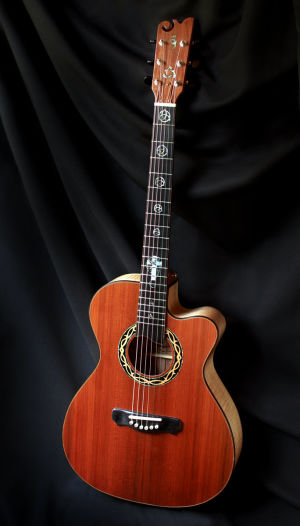 Custom Handmade Grand Auditorium Acoustic Guitar