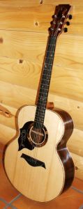 Custom Handmade Jumbo Acoustic Guitar (Buffalo)
